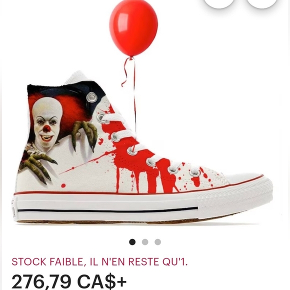 IT You'll Float Too Hi-Top Sneakers - Picture 13 of 14